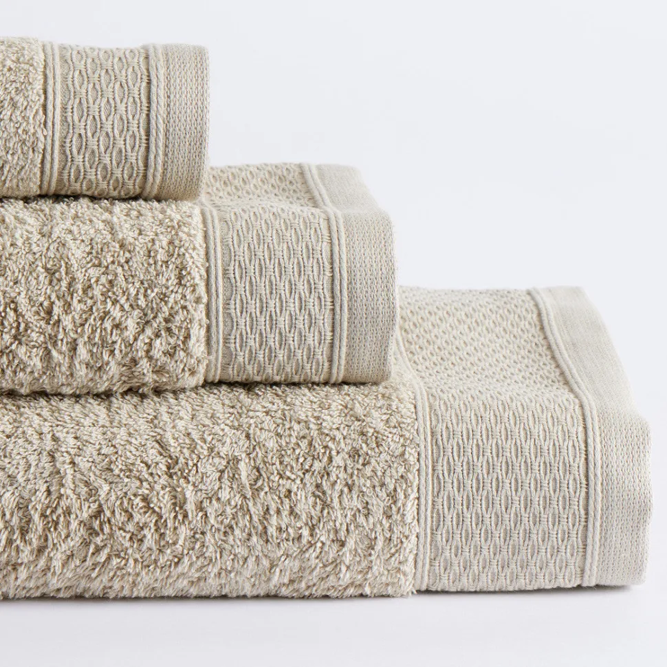 Juego de toallas 3p carrie beige