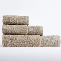 Juego de toallas 3p samanta beige