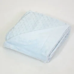 Manta bebé bubbles azul