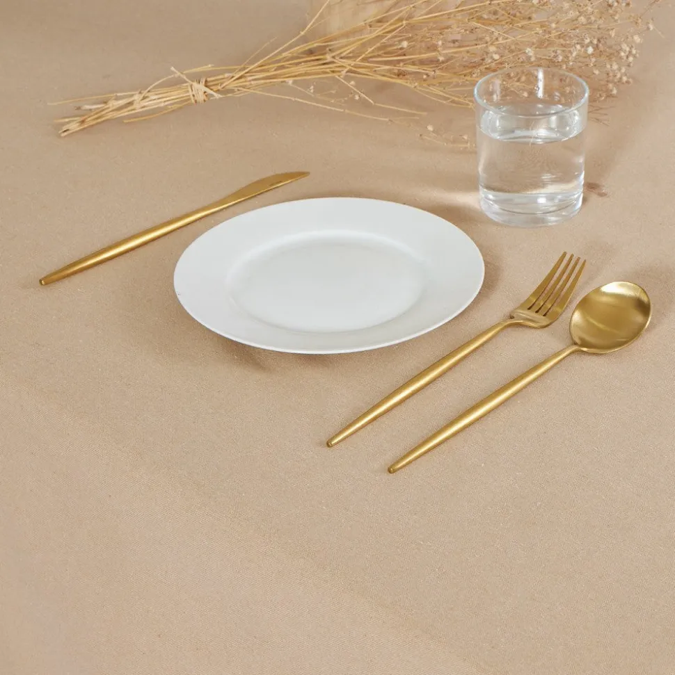 Mantel cotton beige