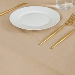 Mantel cotton beige