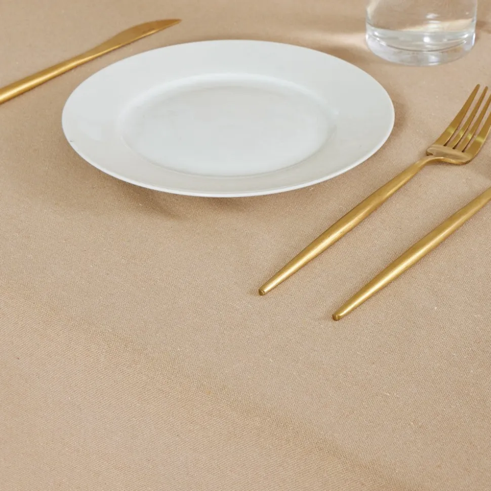 Mantel cotton beige