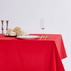 Mantel cotton rojo