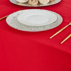 Mantel cotton rojo