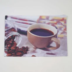 Mantel individual foto taza cafe