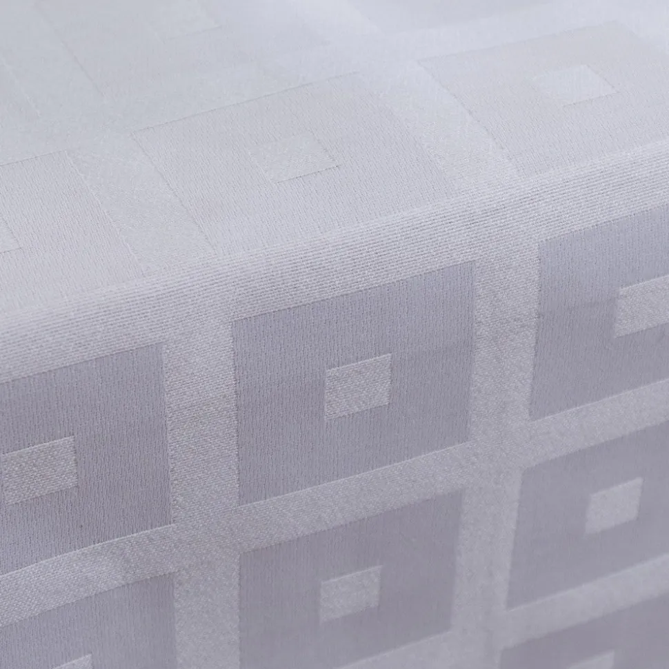 Mantel satén jacquard cuadro hostelería