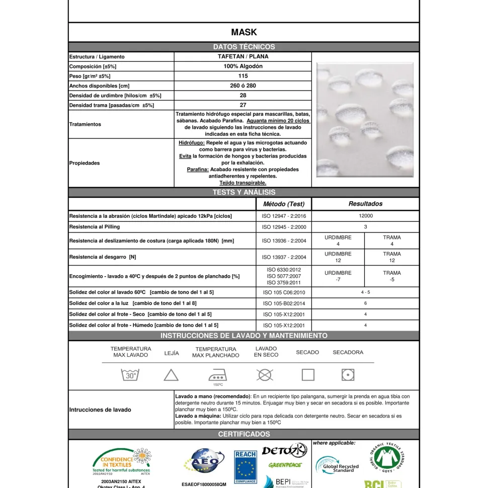 Mascarilla higiénica hidroblock infantil - pack 5 unidades
