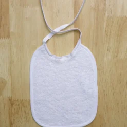 Pack 2 baberos rizo blanco y blanco/gris