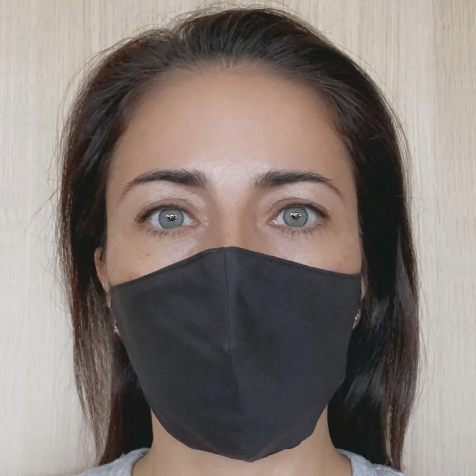 Pack 2 mascarillas higiénicas viroblock negro