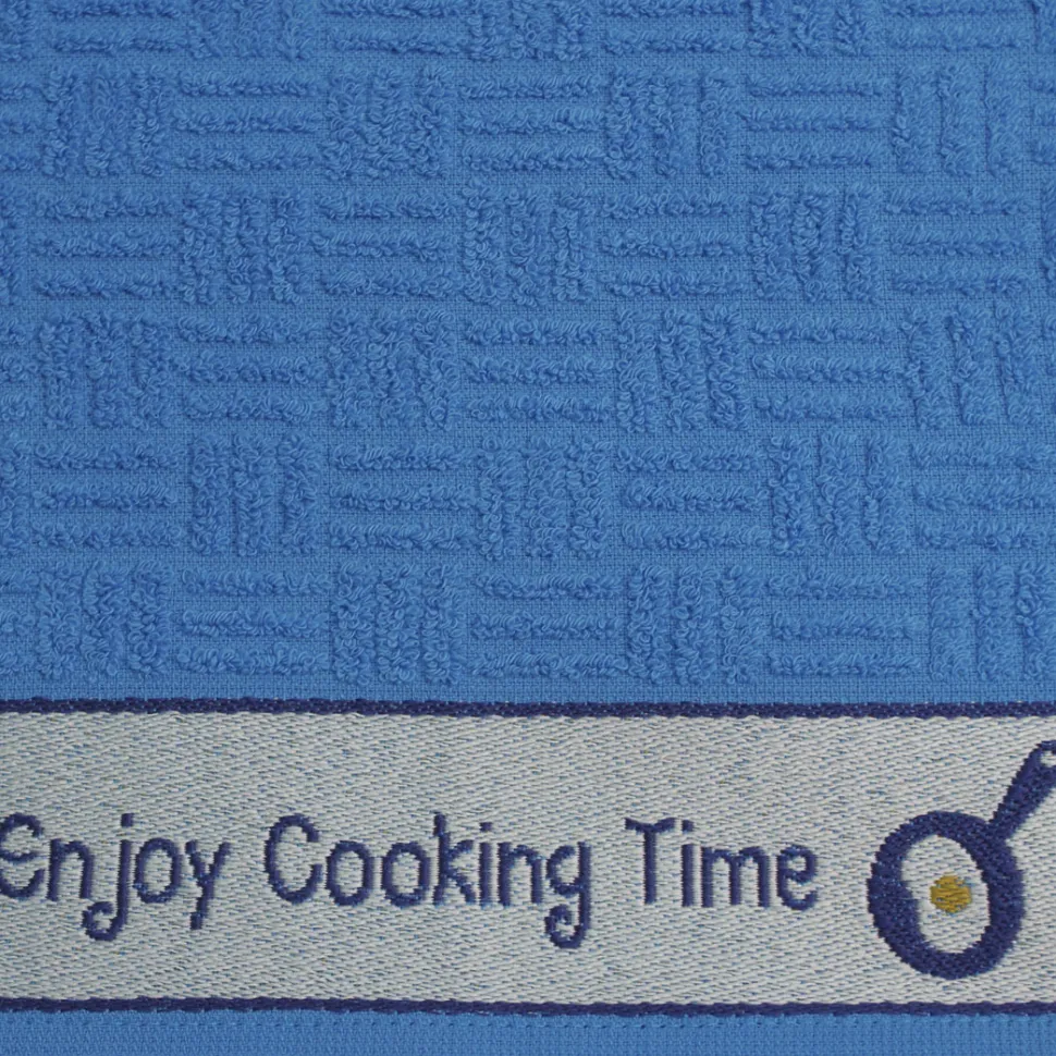 Paño de cocina rizo cenefa jacquard 10458