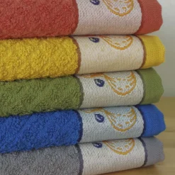 Paño de cocina rizo cenefa jacquard 12465