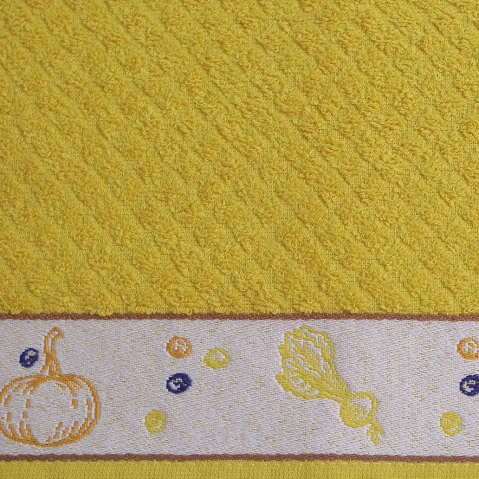 Paño de cocina rizo cenefa jacquard 12465