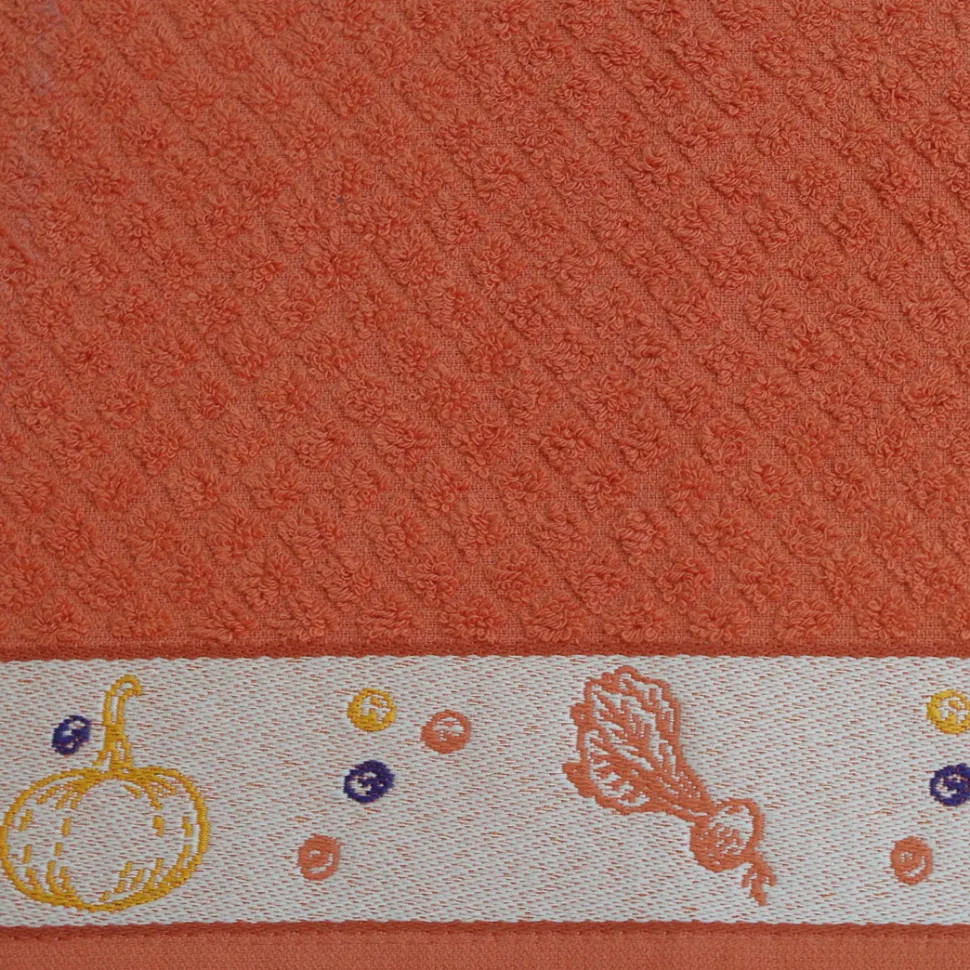Paño de cocina rizo cenefa jacquard 12465