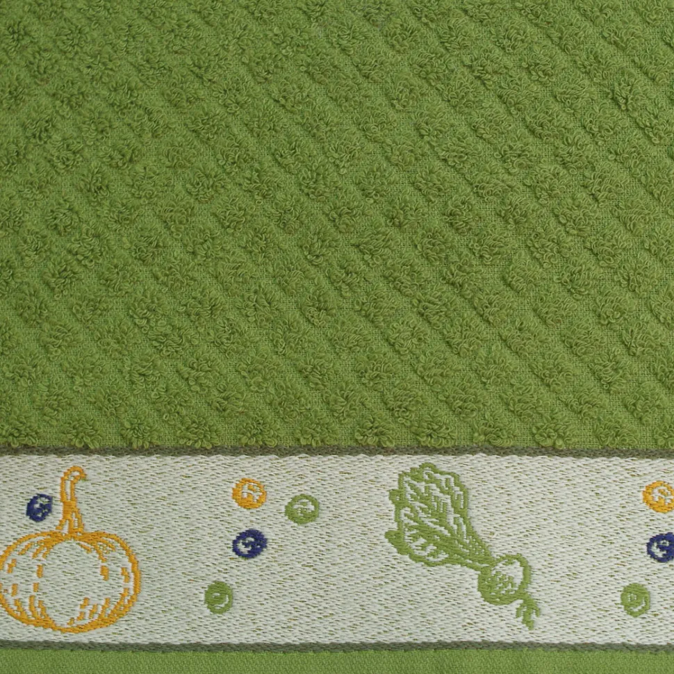 Paño de cocina rizo cenefa jacquard 12465