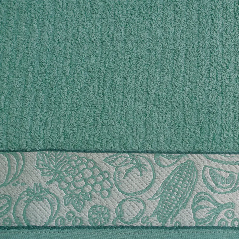 Paño de cocina rizo cenefa jacquard 13501