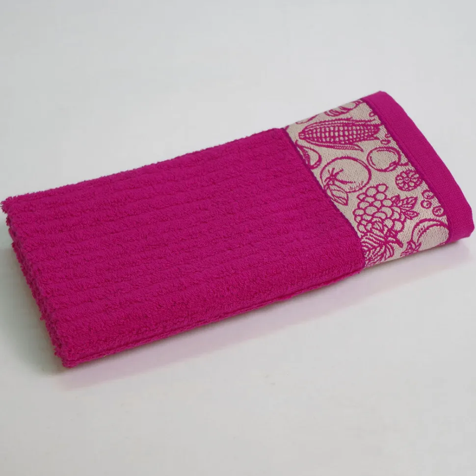 Paño de cocina rizo cenefa jacquard 13501