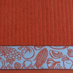 Paño de cocina rizo cenefa jacquard 13501
