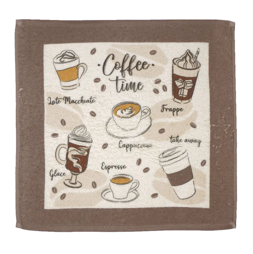 Paño de cocina rizo coffee time 1318