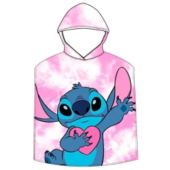 Poncho baño infantil microfibra lilo & stich 1540