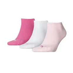Puma calcetines sneaker plain rosa 3 pares