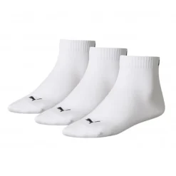 Puma quarter plain blanco 3 pares