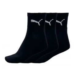Puma short crew negro 3 pares