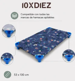 Sabana ajustable hamaca guardería nasa