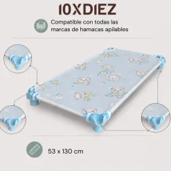Sabana ajustable hamaca guardería panda