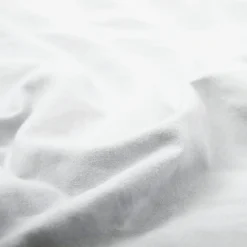 Sabana bajera cuna franela algodón blanco