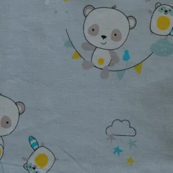 Sabana encimera hamaca guardería panda