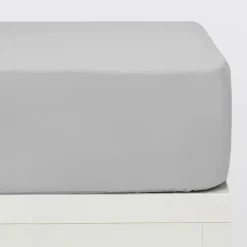 Sabanas bajeras gris perla basic plus