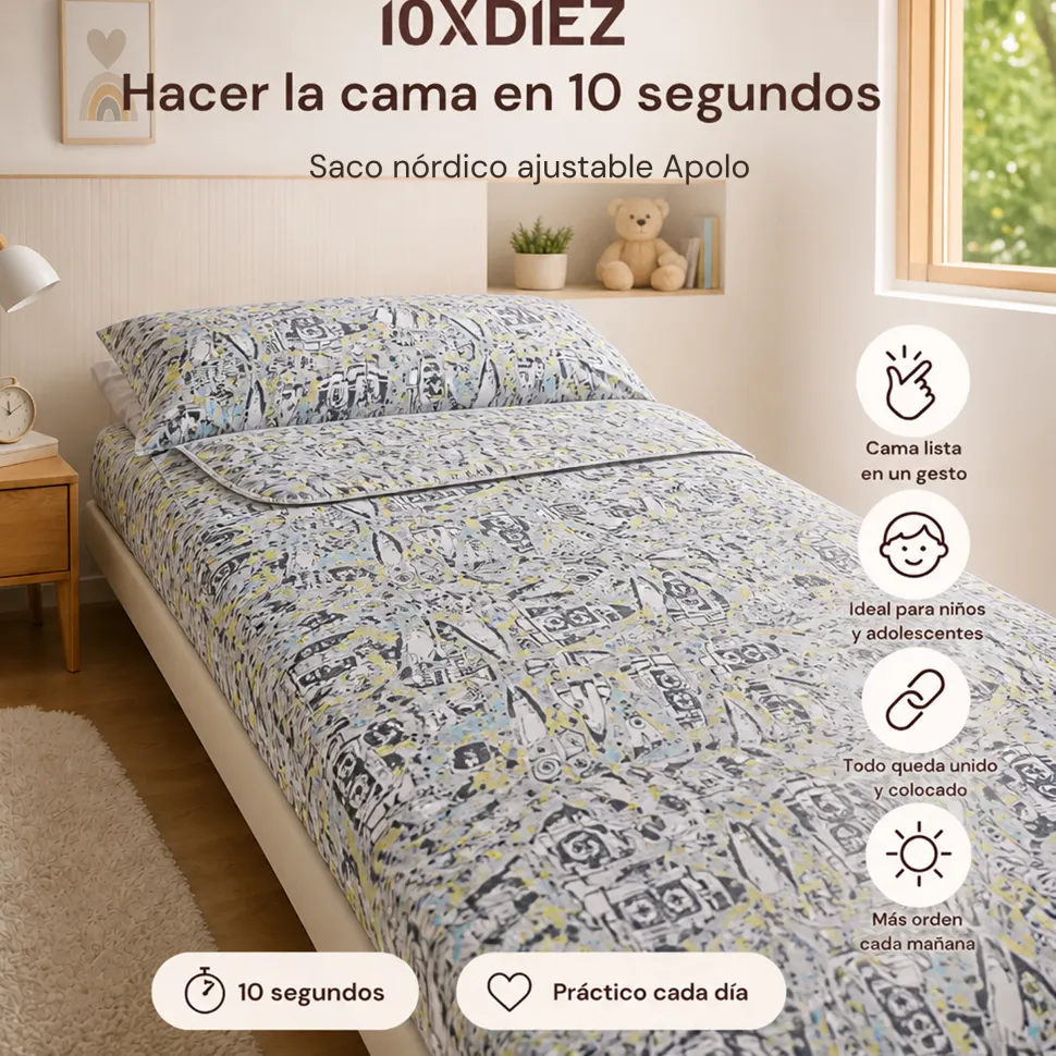 Saco nórdico ajustable apolo