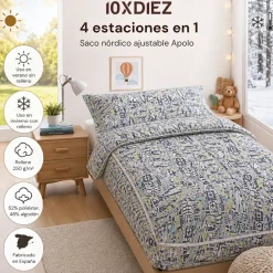 Saco nórdico ajustable apolo