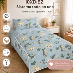 Saco nórdico ajustable coco