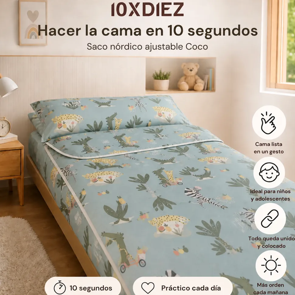 Saco nórdico ajustable coco