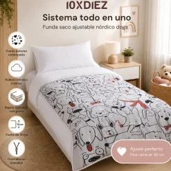 Saco nórdico ajustable dogs