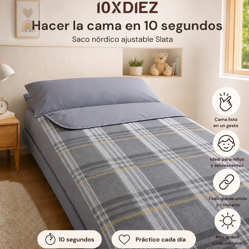 Saco nórdico ajustable slata