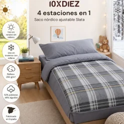 Saco nórdico ajustable slata