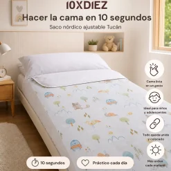 Saco nórdico ajustable tucán