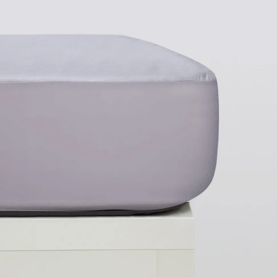 Sábanas bajeras punto algodón orgánico gris