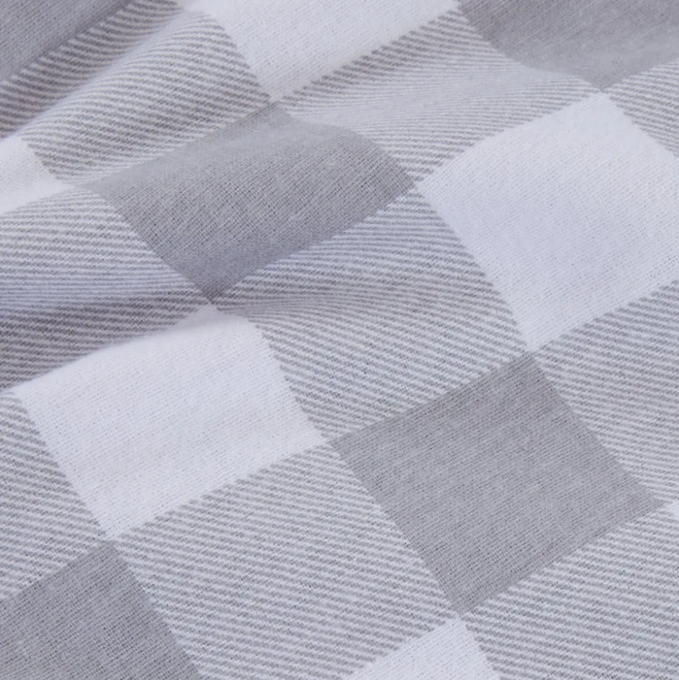Sábanas franela damas gris