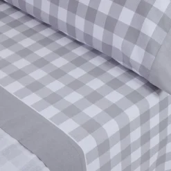 Sábanas franela damas gris