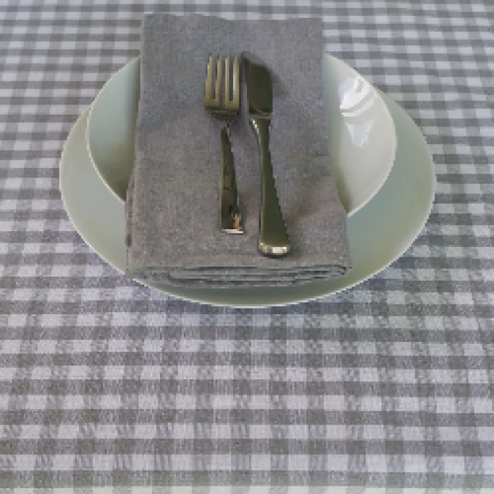 Servilletas cotton gris pack 4 unidades