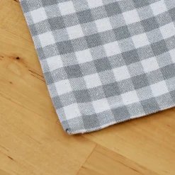 Servilletas cotton vichí gris pack 4 unidades