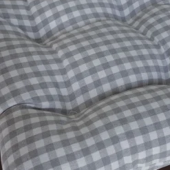 Tapeta silla cotton cuadro vichy gris