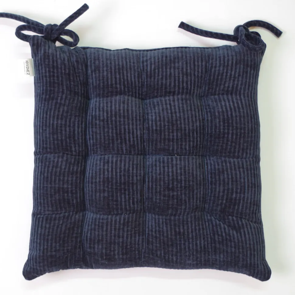 Tapeta silla velour texturado marino 17