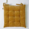 Tapeta silla velour texturado mostaza 10