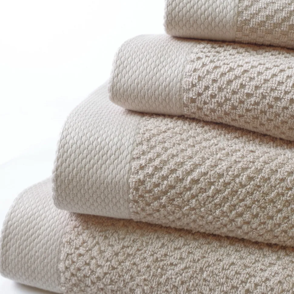 Toalla algodón 2 cabos bee wafle beige