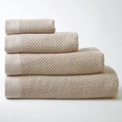 Toalla algodón 2 cabos bee wafle beige