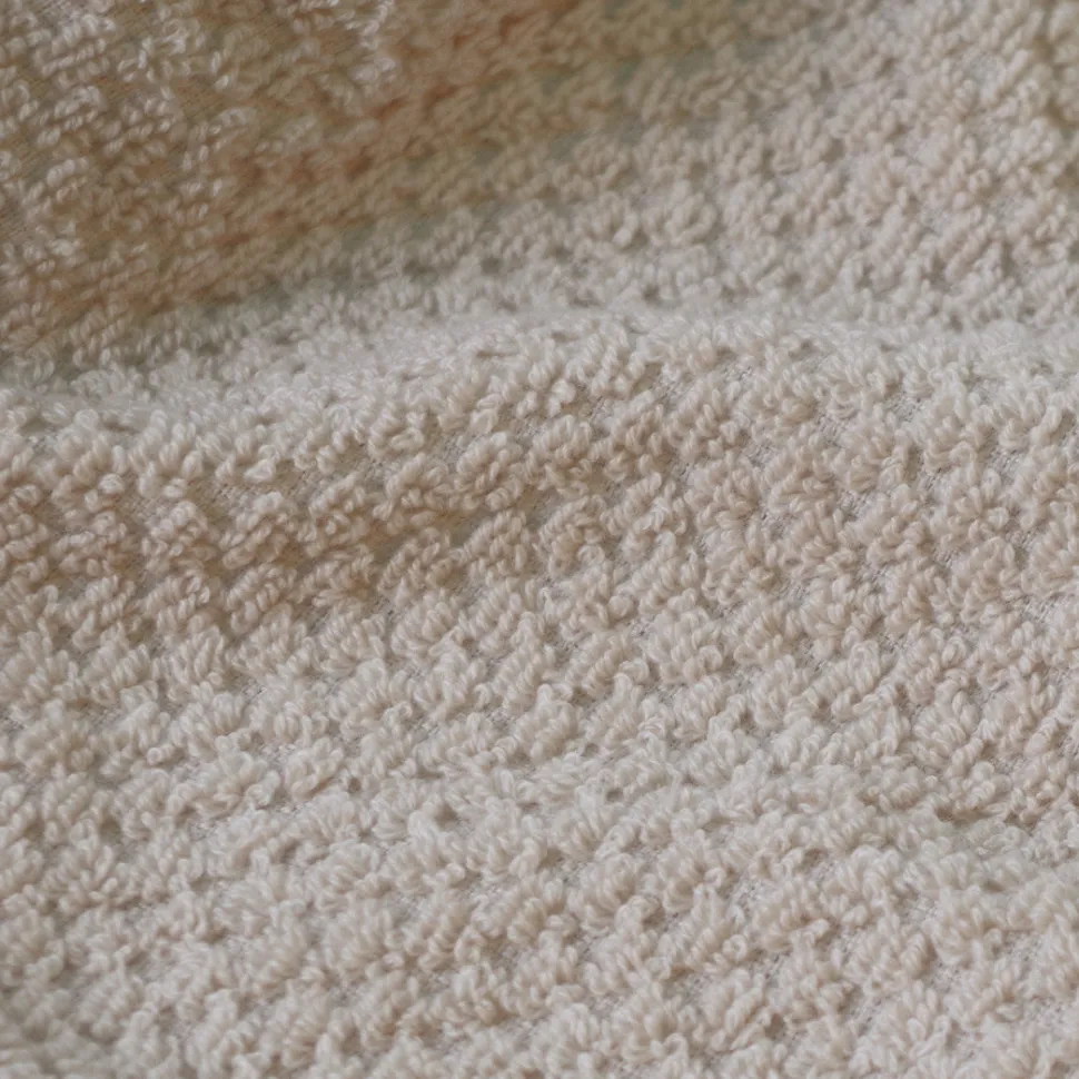 Toalla algodón 2 cabos bee wafle beige